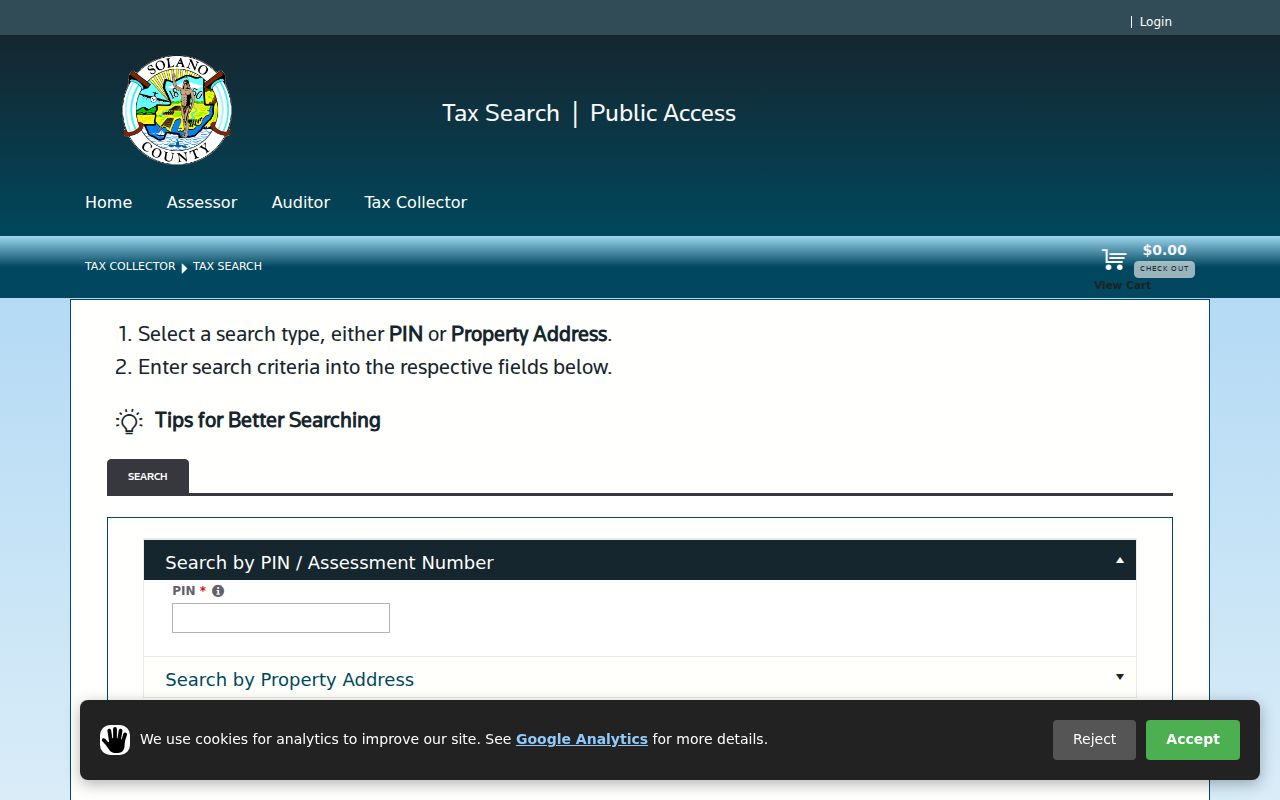 Solano County people search property tax lookup